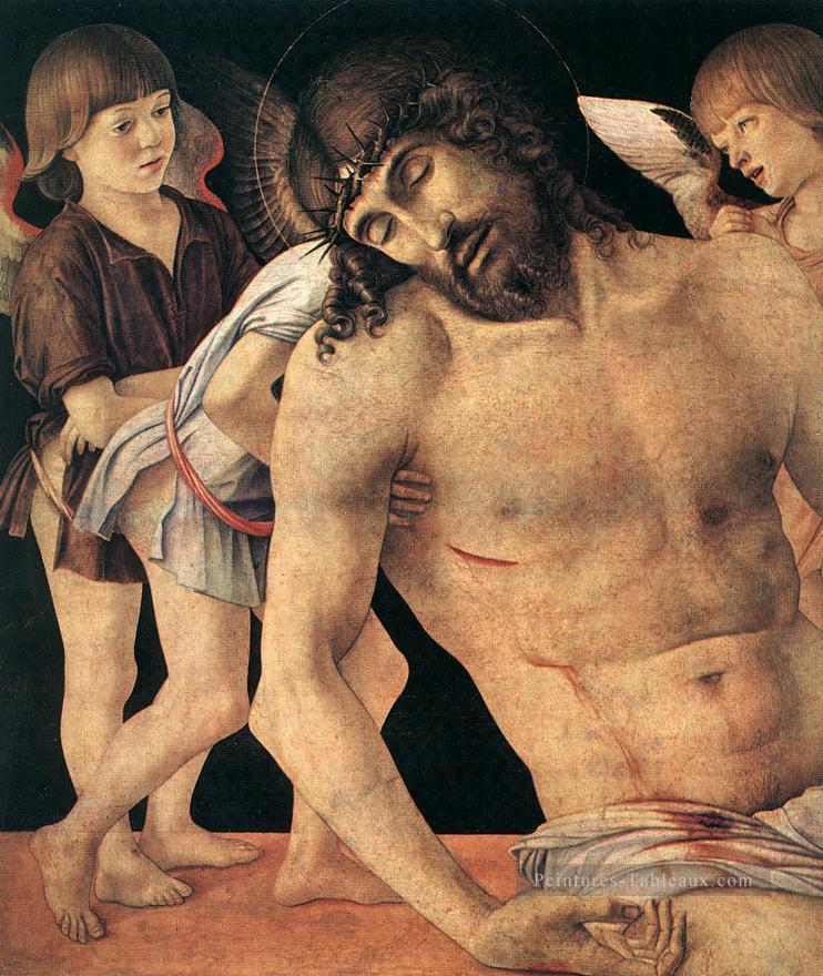 Pieta det Renaissance Giovanni Bellini Peintures à l'huile